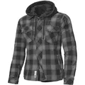 Held Lumberjack II Motorrad Textiljacke, schwarz-grau, Größe 2XL für Männer