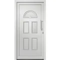 vidaXL Haustür Weiß 98x208 cm 279257
