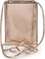 styleBREAKER Damen Handy Umhängetasche in Metallic, Schultertasche, Handy-Tragetasche, Mini Bag 02012307