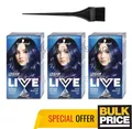 Schwarzkopf LIVE U67 Blue Mercury Intense Pigment Permanent Haarfarbe 3er Pack