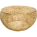 Riess Ambiente Filigraner Design Couchtisch Leaf 80cm Gold Handarbeit Wohnzimmertisch Tisch Sofatisch