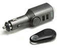 4260358122663 Autoalarm & Autoladegerät 2in1 2xUSB Technaxx (Schwarz) No nam