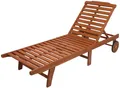 Garden Pleasure Gartenliege Palm Springs, Gartenliege, Holzliege, OTTOs Choice, Eukalyptus, verstellbar