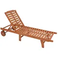 Garden Pleasure Sonnenliege PALM SPRINGS braun Holz