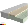 Latexmatratze 7-Zonen Matratze, Extra Langlebig durch Latex RG65, AM Qualitätsmatratzen, 20 cm hoch, 90x200 cm 90 cm x 200 cm x 20 cm