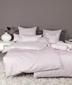 Janine Wendebettwäsche modernclassic 3912, 100% Baumwolle, Mako-Satin, 2 teilig, mit Reißverschluss, Streifen Design