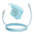 Mac Book Ladekabel 100W USB C Netzteil GaN PD 3.0 USB-C Ladegerät für MacBook...