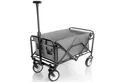 BigDean Bollerwagen faltbar belastbar bis 80kg Bollerwagen platzsparend zusammenklappbar (Packung, 1-tlg., Bollerwagen), Faltbar, Platzsparend