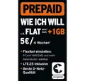 Congstar Congstar Prepaid "wie ich will" 202 - Flexible Tarife. Prepaidkarte, (Flexible Prepaid-Tarife)