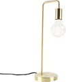QAZQA - Art Deco Art Deco Tischlampe Messing - Facil I Wohnzimmer I Schlafzimmer - Stahl Länglich - LED geeignet E27