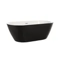HOME DELUXE Badewanne Freistehende Badewanne CODO Black Editio…, I aus hochwertigem Sanitäracryl, freistehende Acrylwanne schwarz