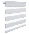 Doppelrollo, Woltu, Lichtschutz, ohne Bohren, freihängend, Klemmfix, Lichtschutz