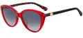 Kate Spade VISALIA/G/S RED/  GREY SHADED 55/16/140 Damen Sonnenbrillen