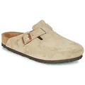 BIRKENSTOCK Boston Taupe Weichbettung Veloursleder