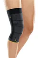 medi Genumedi E+motion 3.0 sportliche Kniebandage mit 3D mit Silikon-Quarz Pelotte | Größe: IV | Perfect-Fit Haftband | Einfaches Anziehen | Passgenaue Pelotte | Geruchshemmend & Thermoregulierend