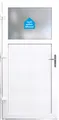 Panto Nebeneinganstür Kunststoff Modell K504 98 x 198 cm DIN links weiß