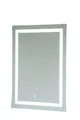 Lüllmann Badspiegel LED Touch mit Beleuchtung 800x600mm Wandspiegel Badezimmerspiegel Spiegel EA++ zur Wandmontage