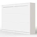 SMARTBett Schrankbett Standard Weiss 140 Horizontal