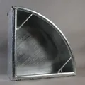 Kerbl Dreieckstrog, Futtertrog, Ecktrog, verzinkt,  Metall, Rind/Pferd, NEU