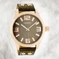 Oozoo Leder Damen Uhr C1158 Analog Quarzuhr Armband braun Timepieces UOC1158