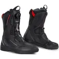 SHIMA Strato Motorrad Stiefel, schwarz, Größe 45 für Männer