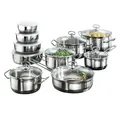 Karcher Kochtopfset Jasmin 20teilig Edelstahl Pfanne Schssel Kochtopf Induktion