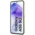 Samsung Galaxy A55 5G Smartphone 256 GB 16.8 cm (6.6 Zoll) Zitrone AndroidTM 14 Hybrid-Slot