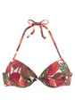 LASCANA Push-Up-Bikini-Top Ava, im tropischen Design