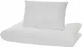 Ibena Bedfine Astana Allergieschutzbezüge 135x200 cm, Kissen 40x80 cm - Schutzbezug weiß, Encasing aus Polyester