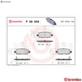 BREMSBELAGSATZ SCHEIBENBREMSE P 56 046 FÜR INFINITI RENAULT KOLEOS/SUV  SUZUKI