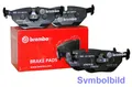 BREMBO Bremsbeläge Hinten für NISSAN CUBE MURANO I QASHQAI / TIIDA X-TRAIL