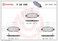 P 56 046 BREMBO Bremsbelagsatz, Scheibenbremse für FENGSHEN,HAIMA (FAW),INFINITI