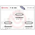 1x Bremsbelagsatz, Scheibenbremse BREMBO P 56 046 passend für MITSUBISHI