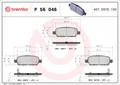 Bremsbelagsatz Scheibenbremse PRIME BREMBO P 56 046 für NISSAN RENAULT QASHQAI 2