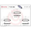 1x Bremsbelagsatz, Scheibenbremse BREMBO P 56 046 passend für MITSUBISHI