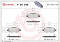 BREMBO P 56 046 Bremsbelagsatz, Scheibenbremse für INFINITI