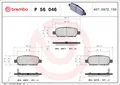 P 56 046 BREMBO Bremsbelagsatz, Scheibenbremse für FENGSHEN,HAIMA (FAW),INFINITI