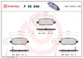 Bremsbelagsatz hinten BREMBO P 56 046