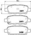 Bremsbeläge P 56 046 BREMBO für NISSAN INFINITI SUZUKI RENAULT