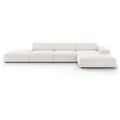 Micadoni Ecksofa, Beige, Textil, 5-Sitzer, L-Form, 341x166 cm, Hergestellt in Europa, Wohnzimmer, Sofas & Couches, Wohnlandschaften, Ecksofas