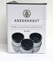 Ankerkraut Korkenglas Streuaufsatz, 3er-Set 3 Lochgrößen