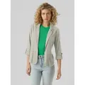 Vero Moda Kurzblazer VMJESMILO 3/4 LOOSE BLAZER WVN GA NOOS mit Leinen beige L (40)