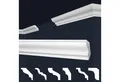 marbet design Stuckleiste E-4, 2 Meter / 1 Leiste, XPS Styropor weiß - Deckenleisten Deckenstuck Leisten E-Leisten - (2 Meter / 1 Leiste E-4)