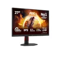 AOC 27G4ZR 27 Zoll FHD Gaming Monitor, 260Hz, Fast IPS Panel, 0.3ms MPRT, Adaptive Sync, HDR10, G-Sync Compatible, Höhenverstellung,(1920x1080 HDMI 2X 2.0 DP 1x 1.4) Schwarz