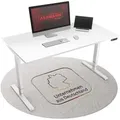 ASSMANN Büromöbel Schreibtisch Y-LINE (160x80cm Weiß Kollisions-Schutz, Elektrisch höhenverstellbar, Kindersicherung 2-fach-Motorik Doppelhub, einfache Montage, für Büro und Homeoffice), TÜV-zertifiziert, Blauer Engel, 5 Jahre Herstellergarantie 160 cm x 127 cm x 80 cm