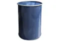Plasteo Stehtisch 200 Liter Metallfass Tonne mit Deckel Stahlfass Ölfass Feuertonne, Ghettofass, Stehtisch, Blechfass, Feuertonne, Futtertonne, Holztonne