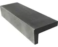 Beton Winkelstufe grau 110 cm x 32 cm x 18 cm