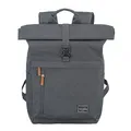 Travelite Handgepäck Rucksack, Laptop Rucksack 15,6 Zoll, BASICS, Reiserucksack Rolltop Funktion, 60 cm, 35 Liter