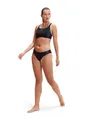 Speedo Bikini "Eco+ Placem" in Schwarz/ Hellblau/ Blau, Größe 36, Blau/schwarz, Damen