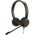 Jabra Evolve 20 SE Headset, Stereo, Kabelgebunden USB-A und -C-Anschluss, UC-Optimiert, Kunstlederohrpolster